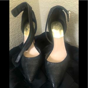 Black ankle strap Heels